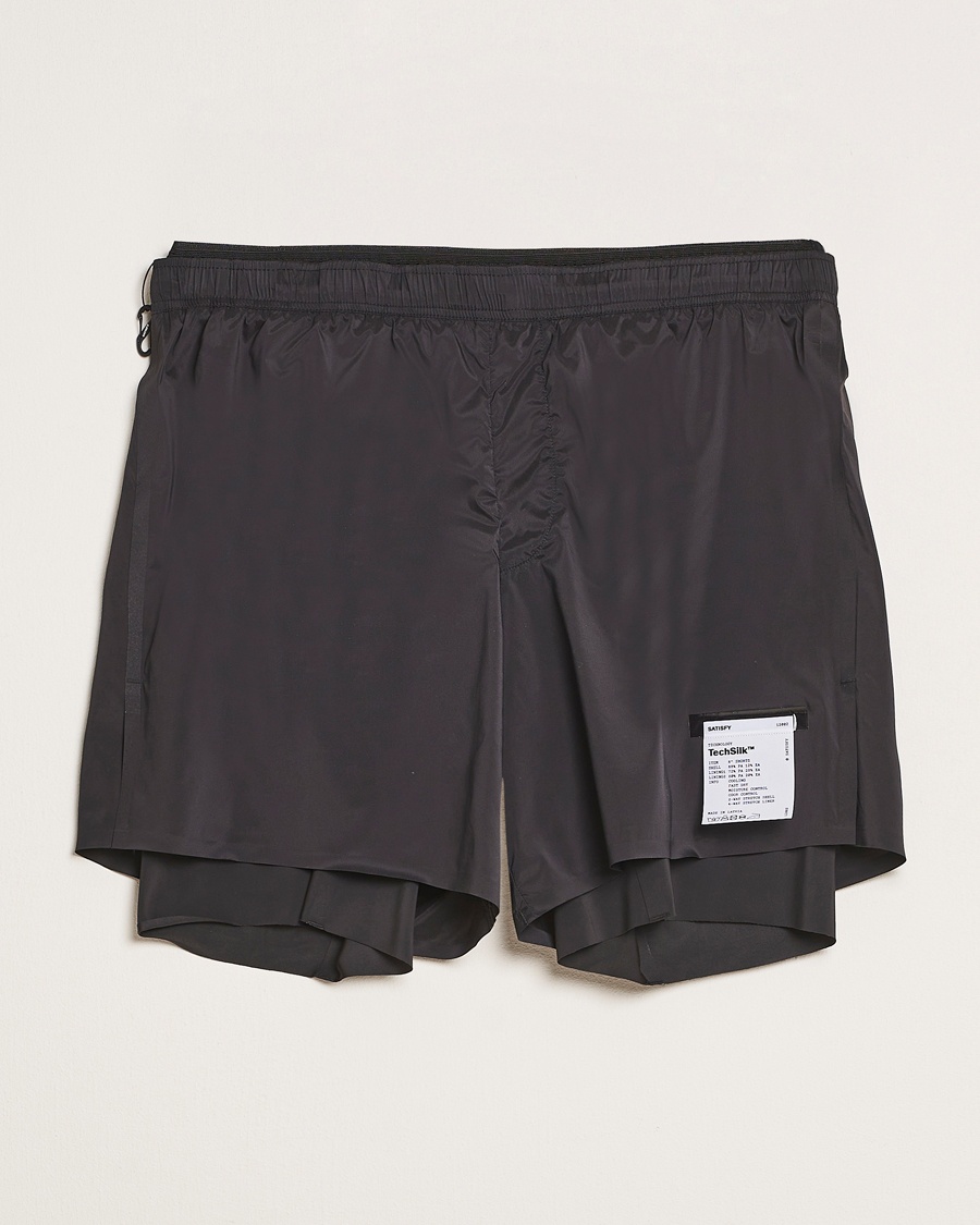 Herre | Active | Satisfy | TechSilk 8 Inch Shorts Black