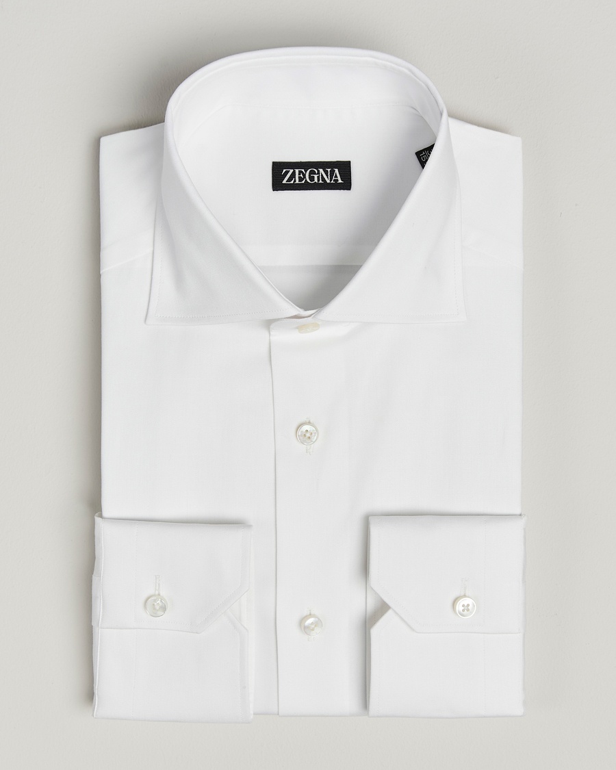 Herre | | Zegna | Slim Fit Dress Shirt White