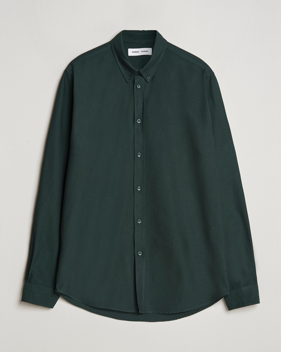 Samsøe Samsøe Saliam Oxford Shirt Darkest Spruce – Grønn