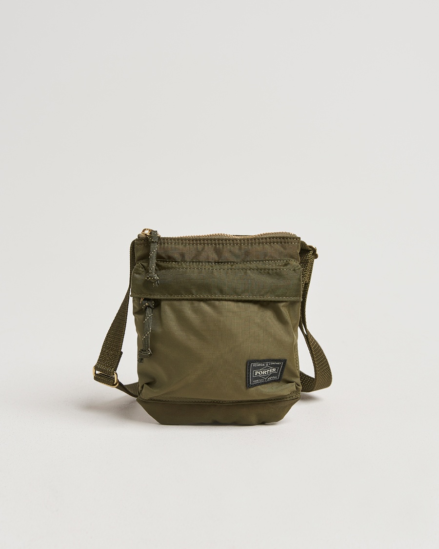 Porter-Yoshida & Co. Force Small Shoulder Pouch Olive Drab – Grønn