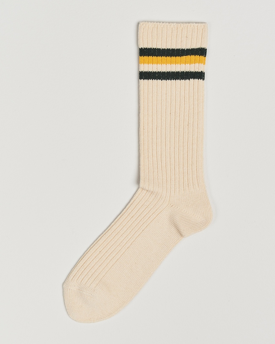 Herre | Sokker | Kamakura Shirts | Vintage Ivy Socks Yellow
