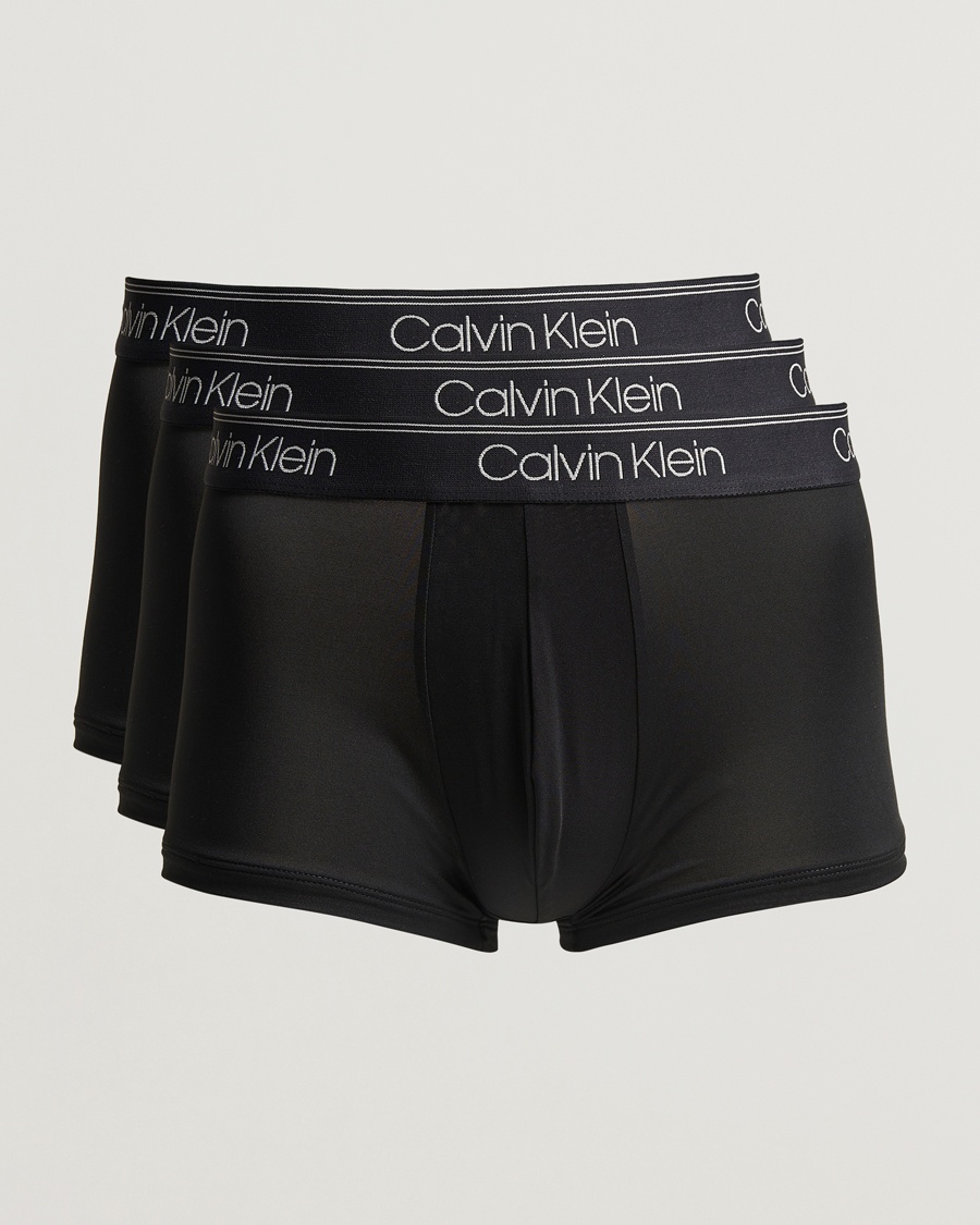 Herre | Calvin Klein | Calvin Klein | 3-Pack Micro Stretch Trunk Black