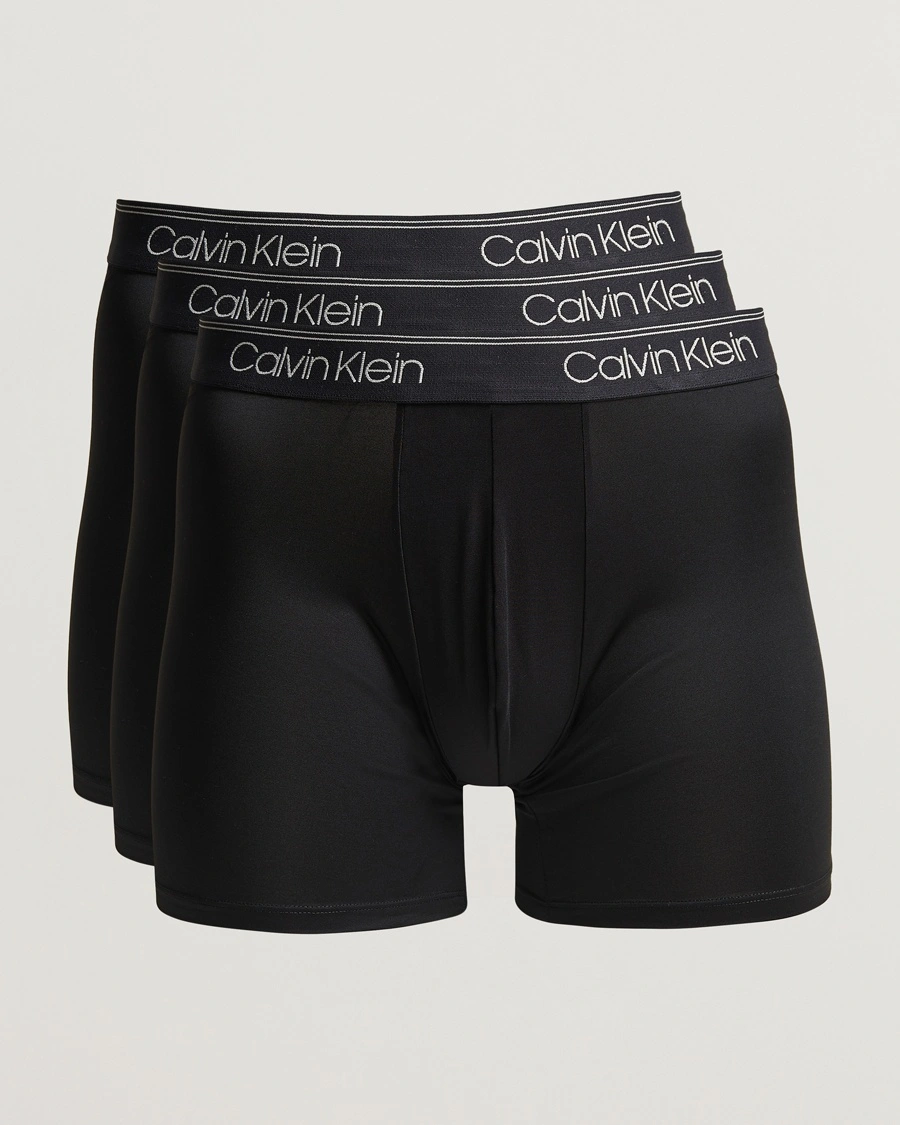 Herre | Calvin Klein | Calvin Klein | 3-Pack Micro Stretch Boxer Brief Black