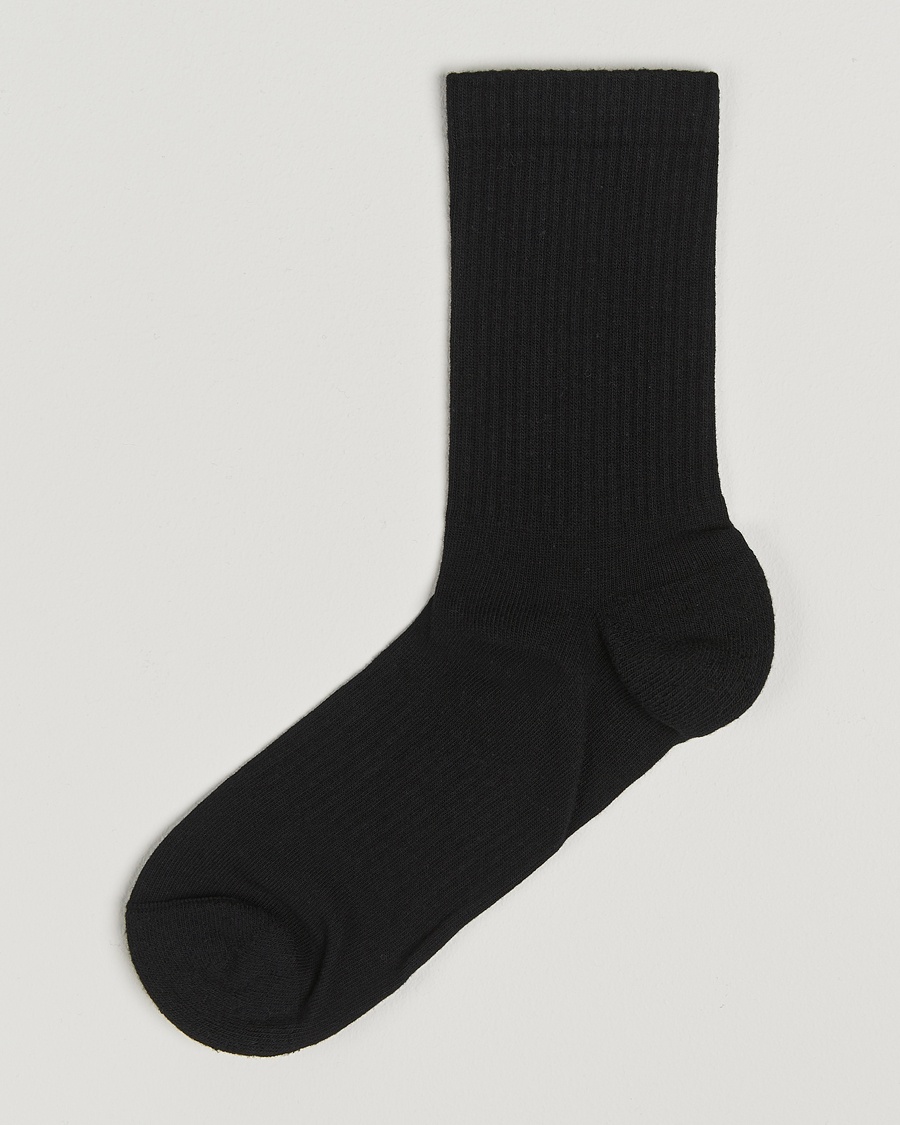 Sweyd Crew Cotton Socks Black – Svart