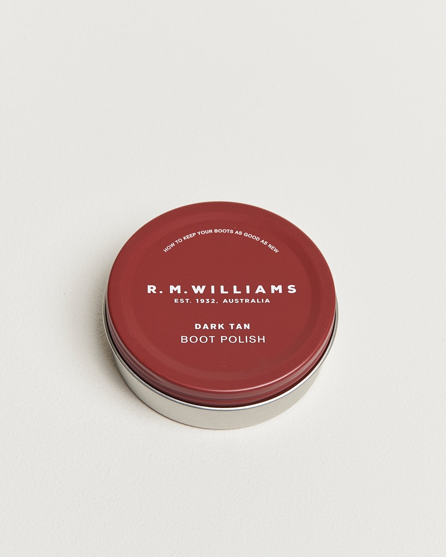 R.M.Williams Stockman's Boot Polish 70ml Dark Tan – Brun