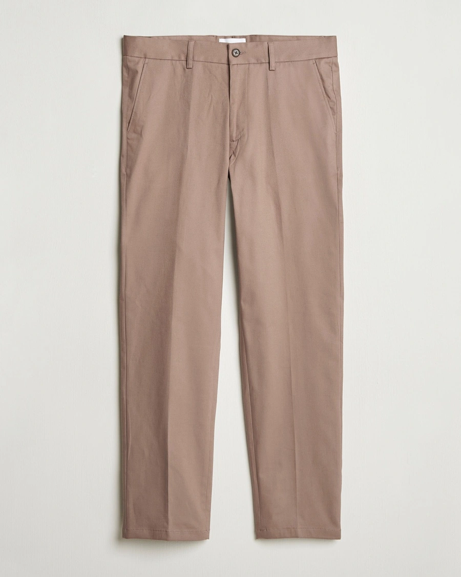Herre | Chinos | LES DEUX | Como Reg Cotton Pants Walnut