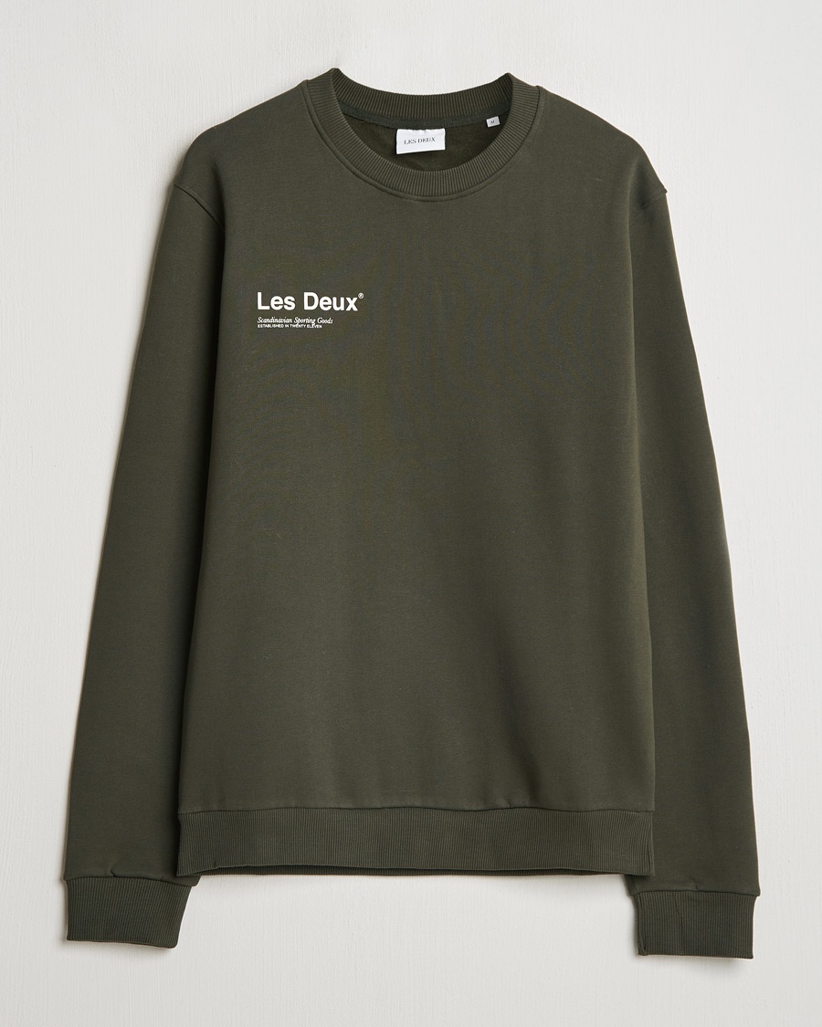 Herre | Sweatshirts | LES DEUX | Brody Printed Sweatshirt 2.0 Rosin