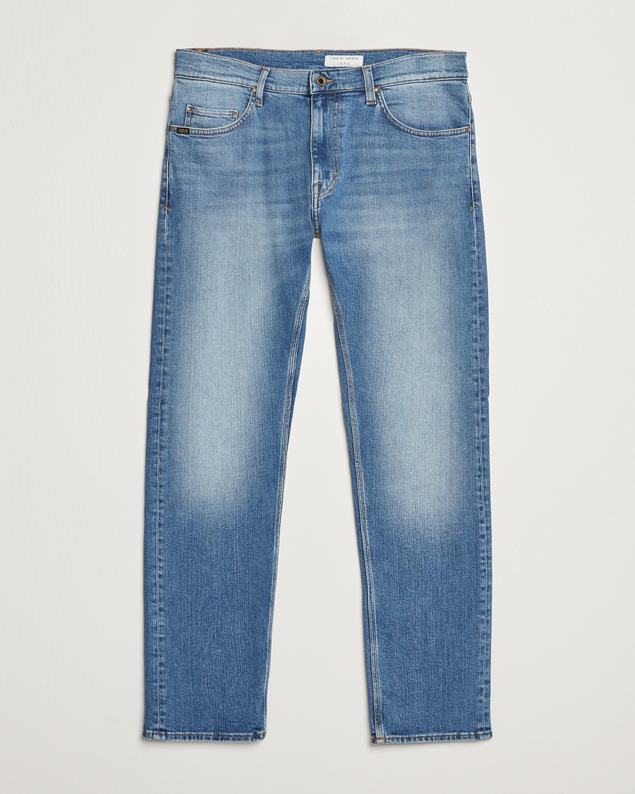 Herre | Tapered fit | Tiger of Sweden | Pistolero Stretch Cotton Jeans Pale Blue
