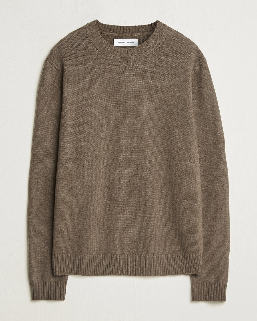 Herre | Samsøe Samsøe | Samsøe Samsøe | Sylli Wool Crew Neck Bungee Cord