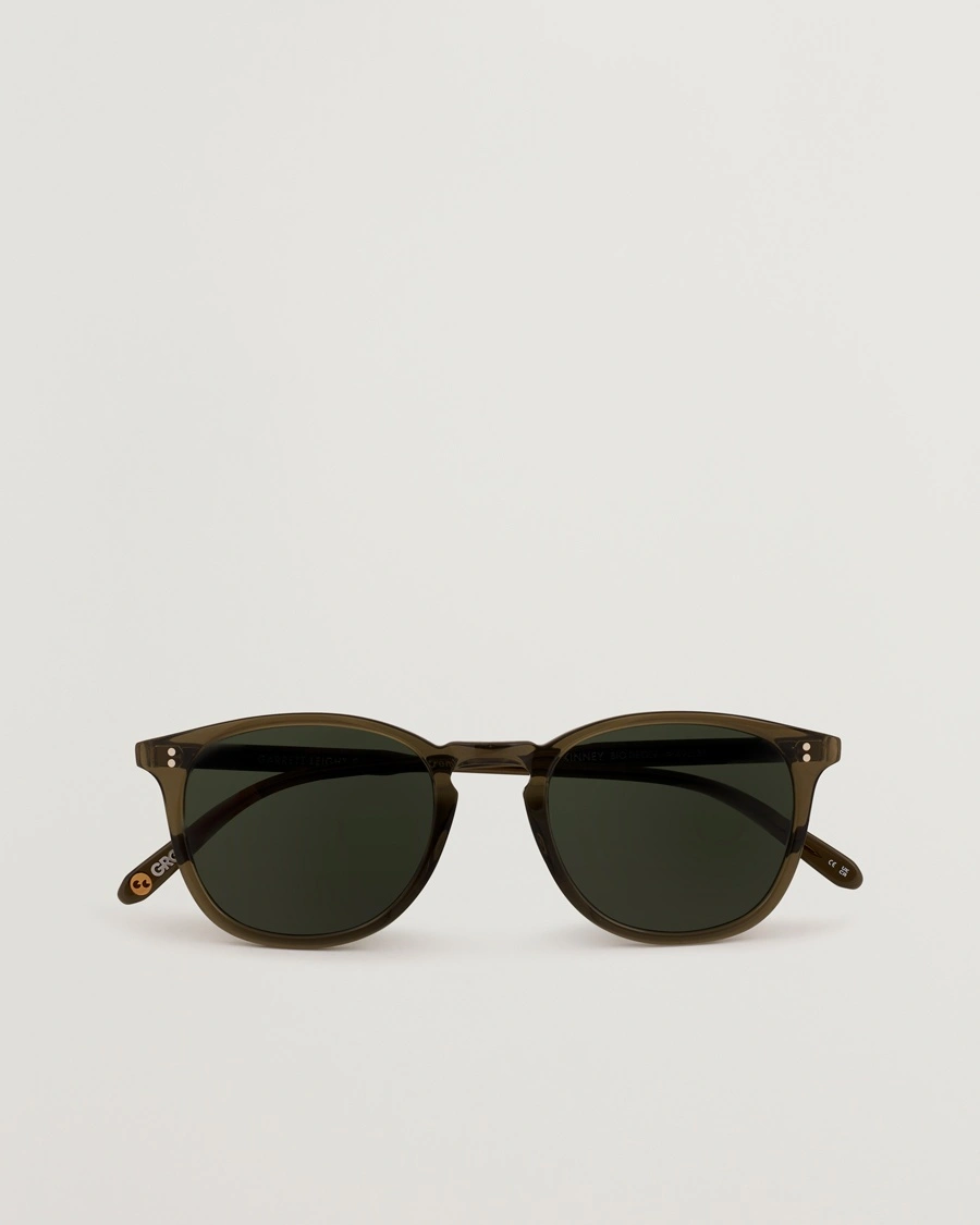 Garrett Leight Kinney 49 Sunglasses Olive/Green – Grønn