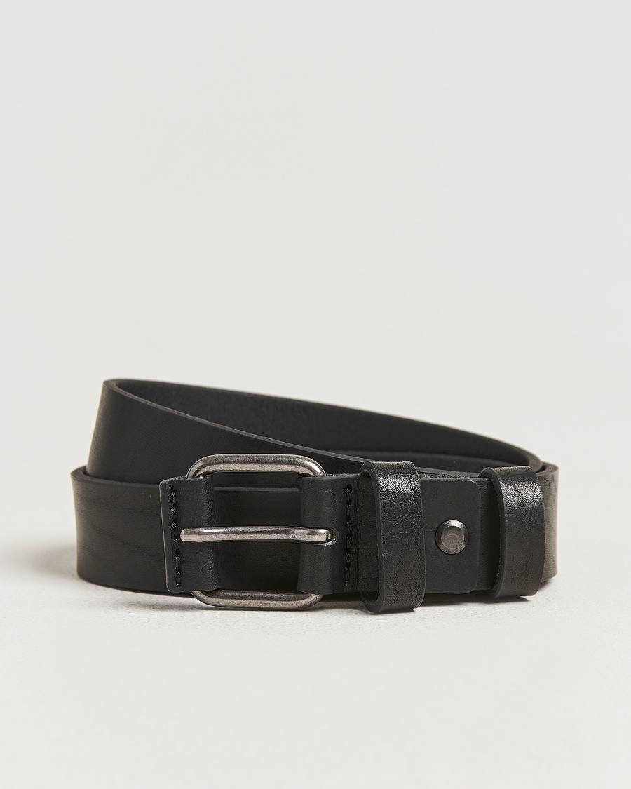 Nudie Jeans Dwayne Leather Belt Black – Svart