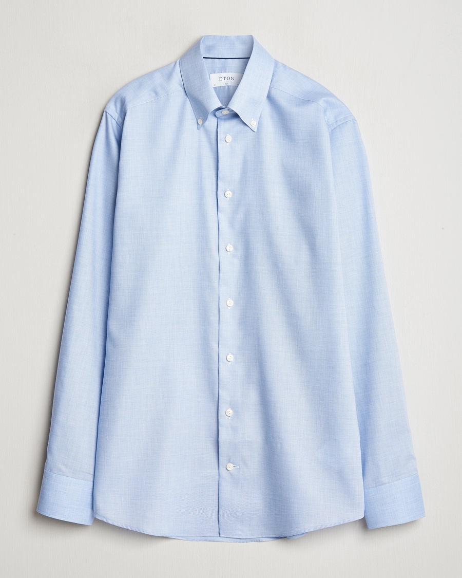  Slim Fit Wrinkle Free Oxford Shirt Light Blue