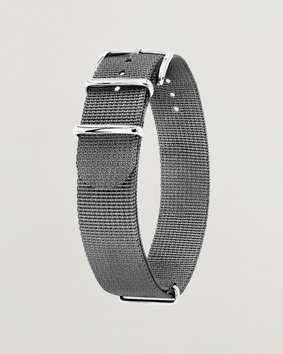 HIRSCH Rush Recycle Nato Watch Strap Grey – Grå