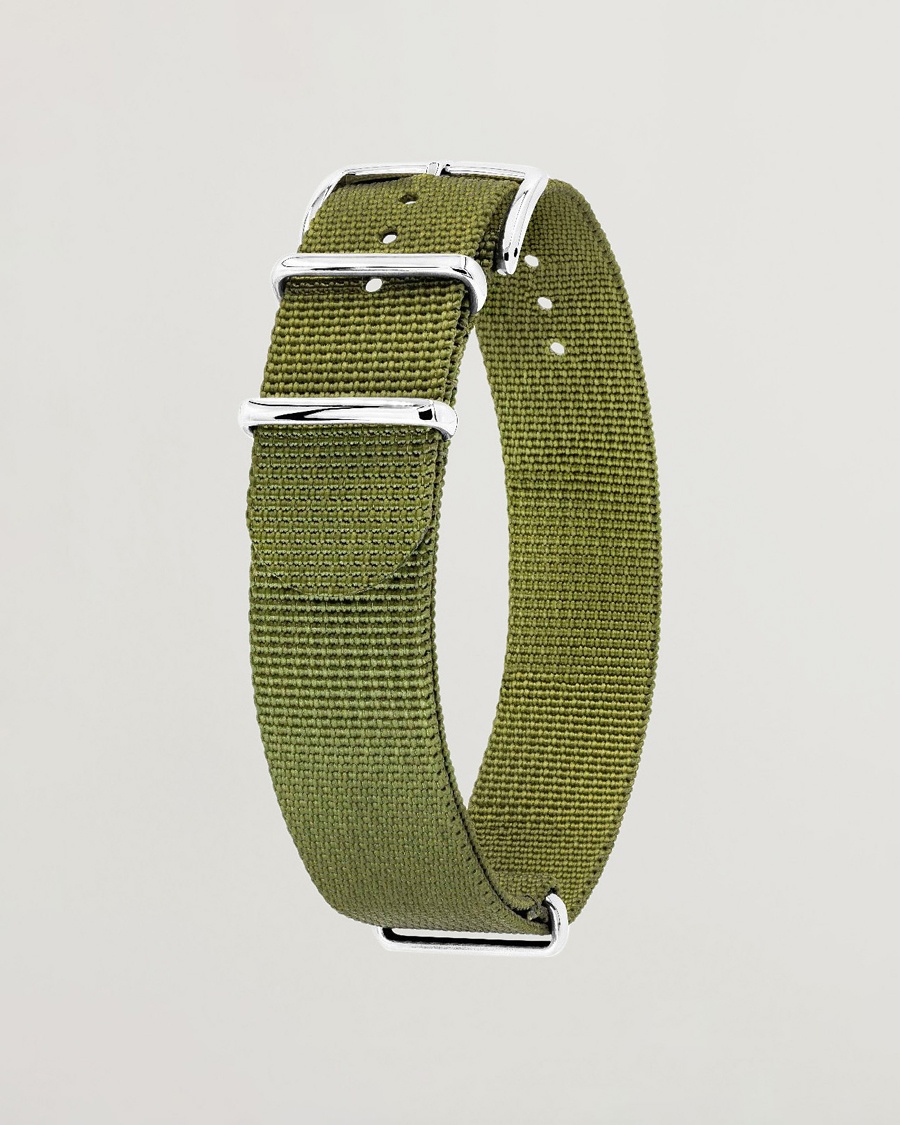 HIRSCH Rush Recycle Nato Watch Strap Green – Grønn