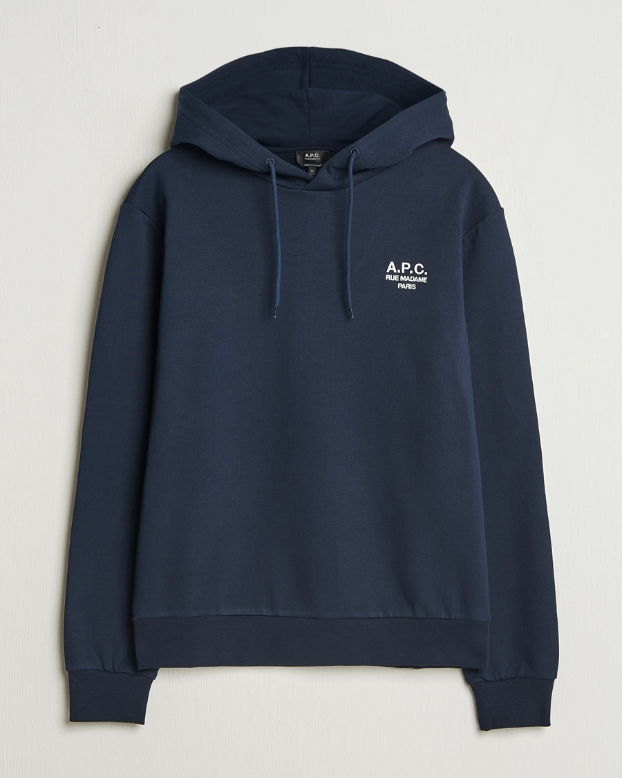 Herre | Klær | A.P.C. | Rue Madame Hoodie Dark Navy