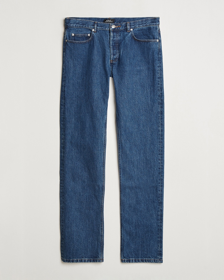 A.P.C. New Standard Jeans Washed Indigo – Blå