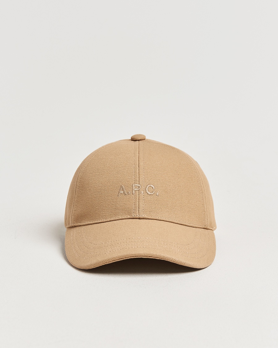 Herre | Caps | A.P.C. | Charlie Baseball Cap Dark Beige