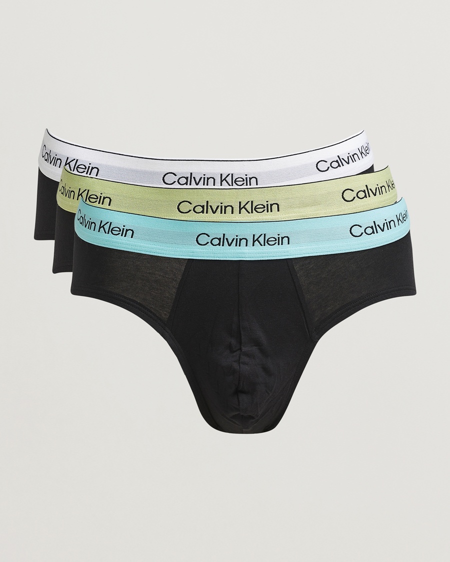 Herre | Calvin Klein | Calvin Klein | 3-Pack Icon Cotton Stretch Hip Brief Black