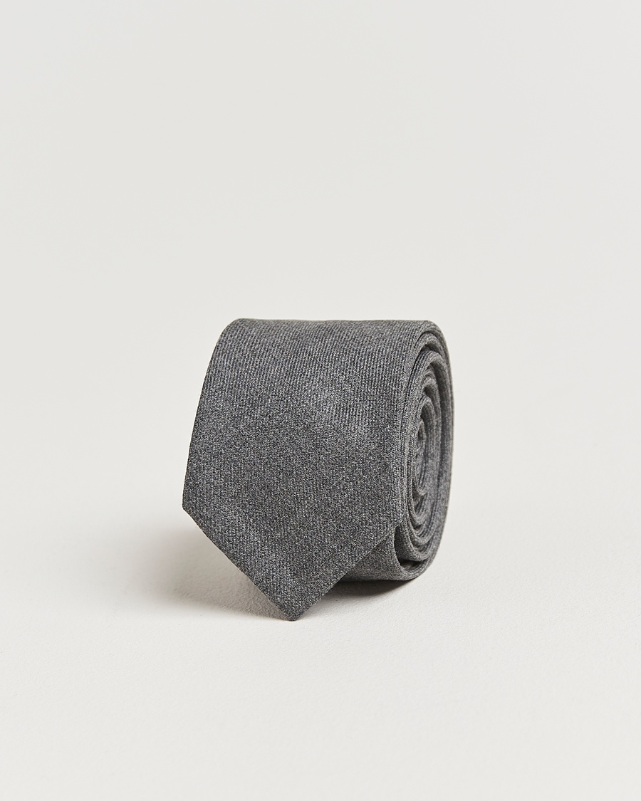 Herre | Slips | Thom Browne | Super 120s Wool Tie Medium Grey