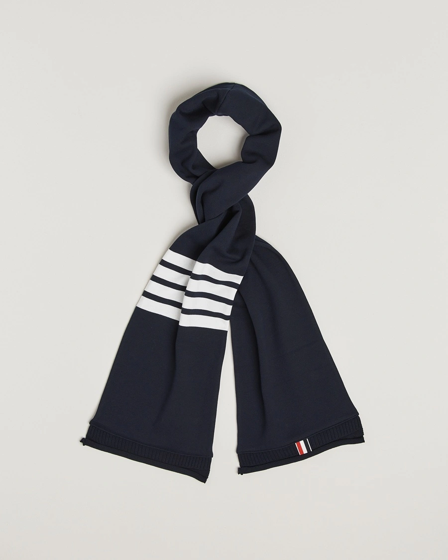 Herre | Skjerf | Thom Browne | 4-Bar Scarf Navy