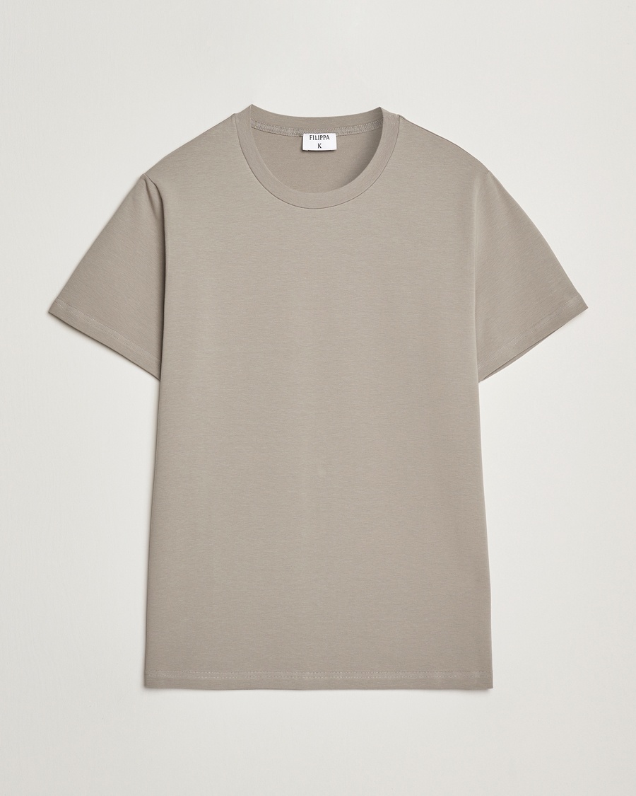 Herre | | Filippa K | Soft Lycra T-Shirt Dove Grey