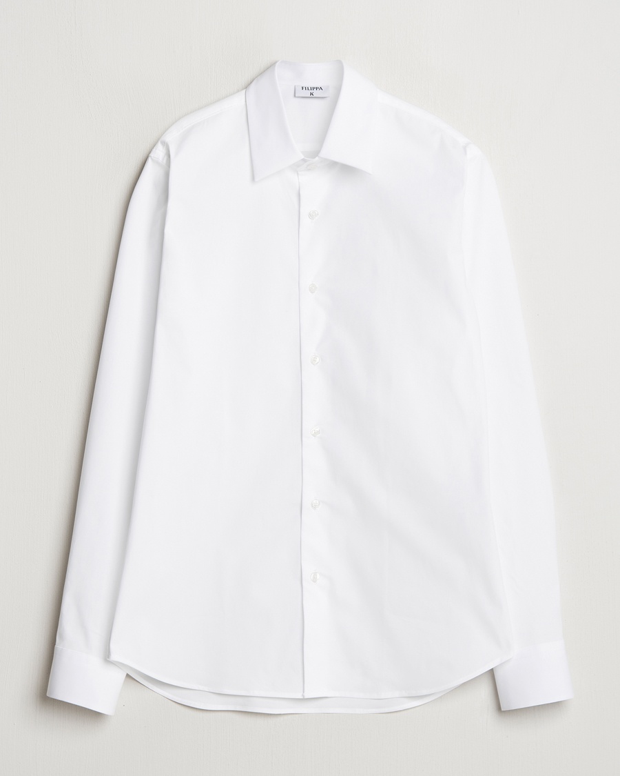 Herre | | Filippa K | Slim Cotton Stretch Shirt White