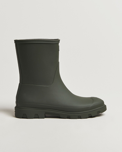 Hunter Boots Downpour Short Boot Dark Olive – Grønn