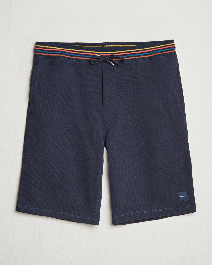 Herre | Best of British | Paul Smith | Artist Rib Sweatshorts Navy
