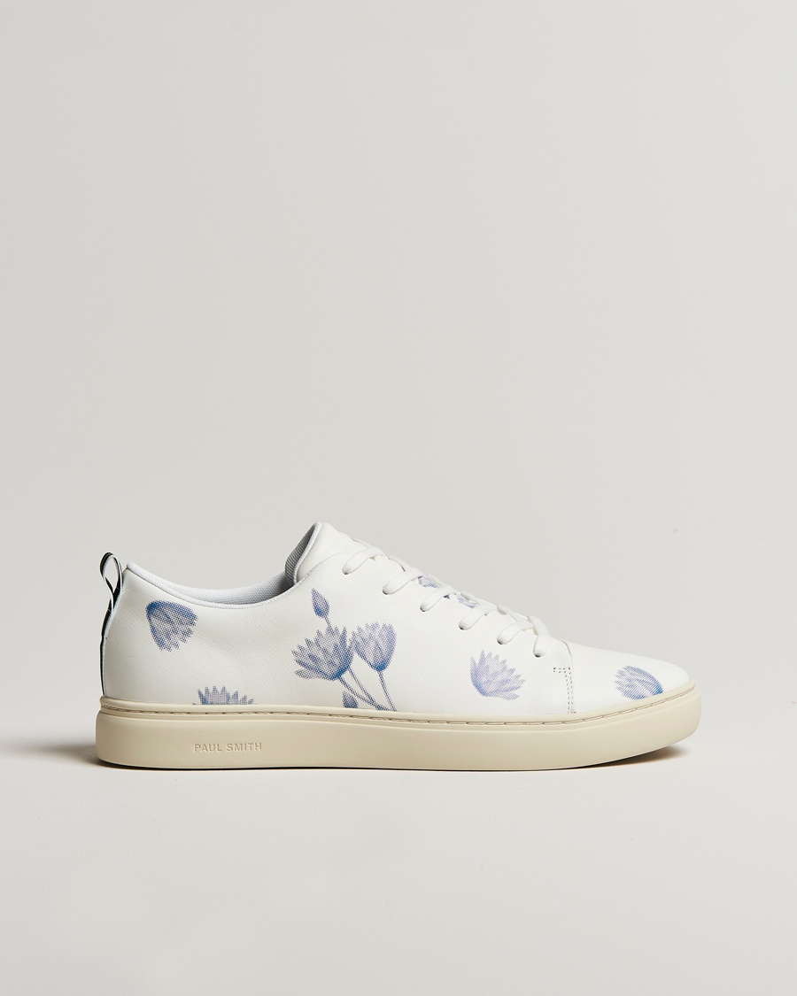 Herre | PS Paul Smith | PS Paul Smith | Lee Flower Print leather Sneaker White