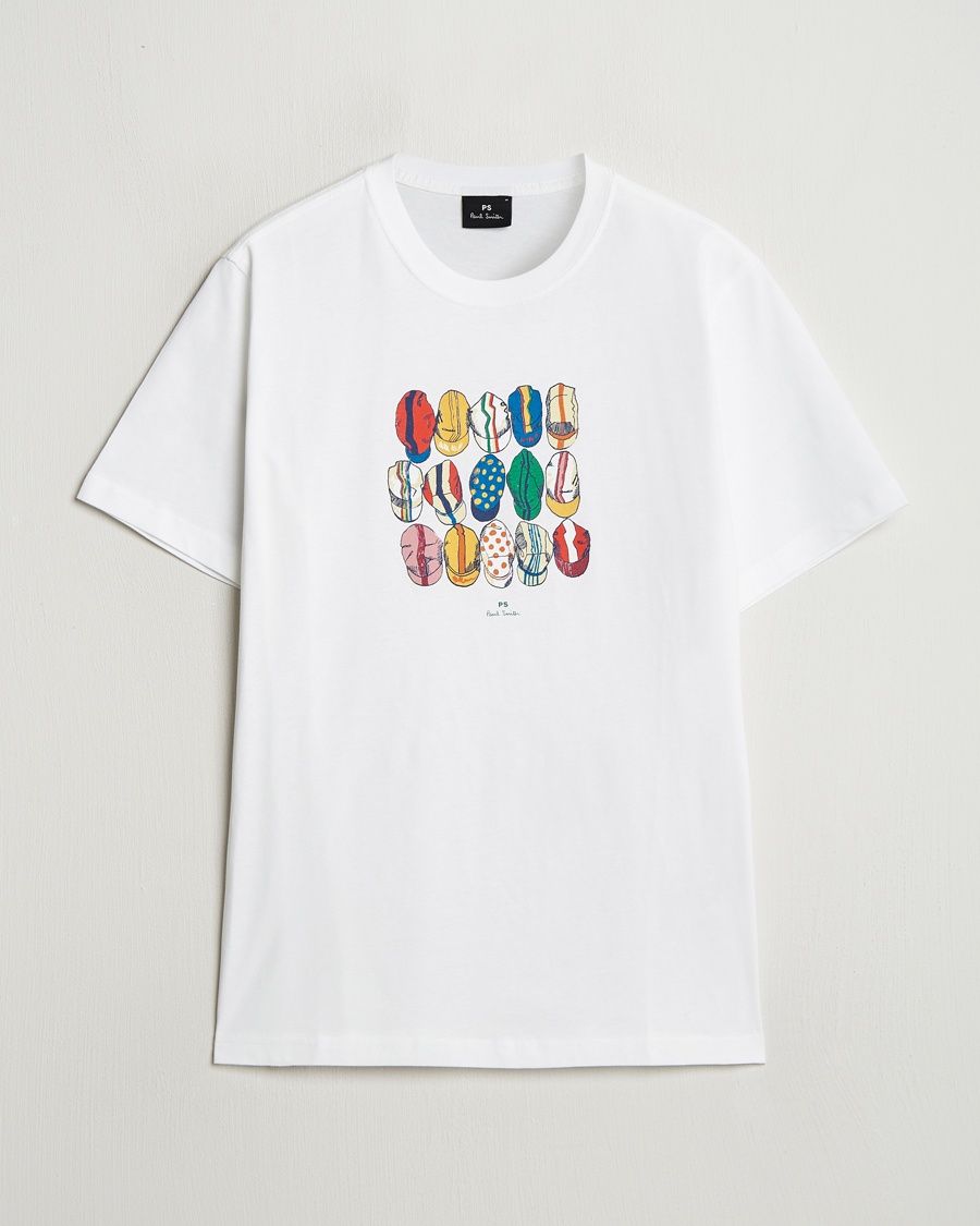 Herre | PS Paul Smith | PS Paul Smith | Casquettes Crew Neck T-Shirt White