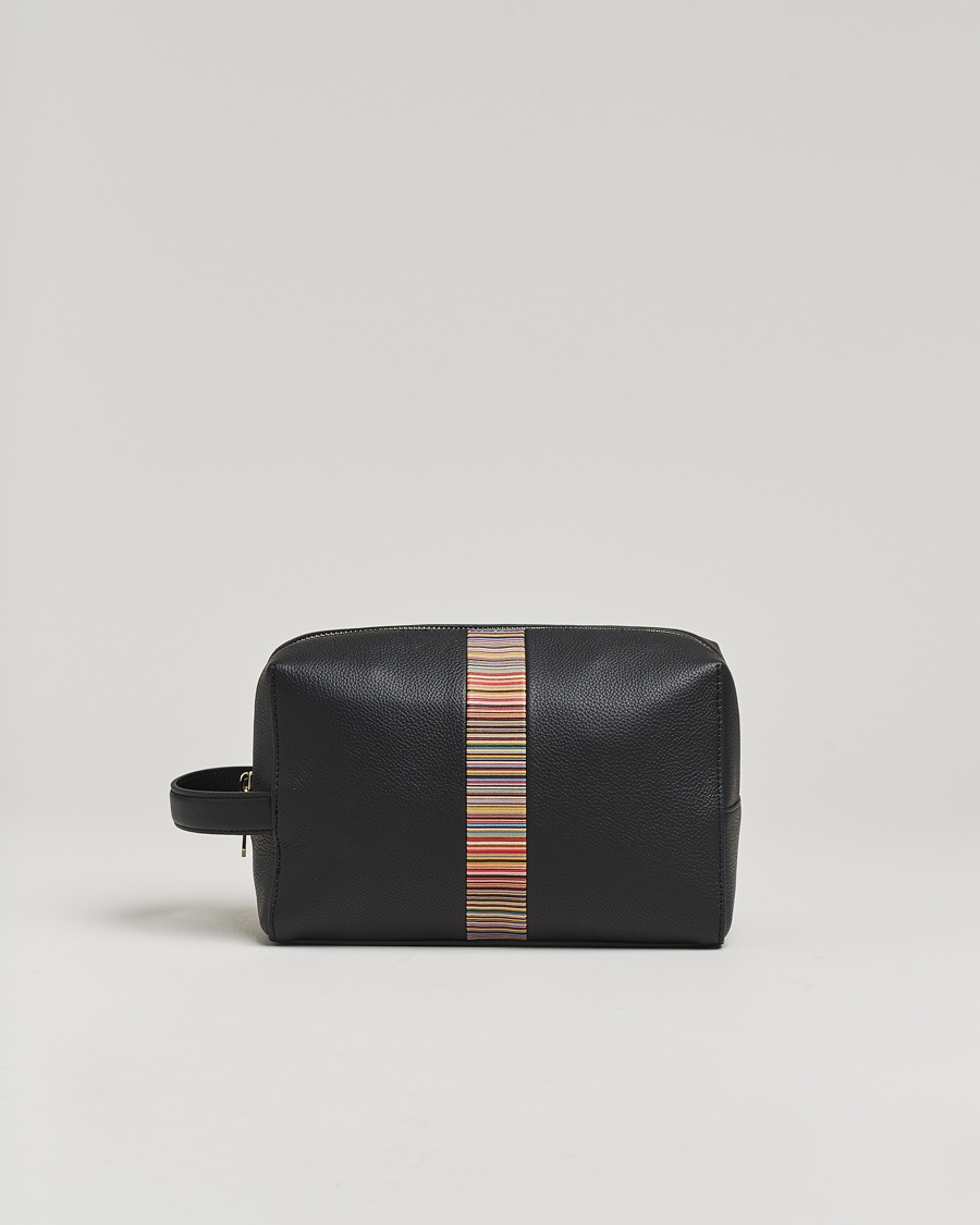 Herre | Toalettmapper | Paul Smith | Signature Trim Washbag Black