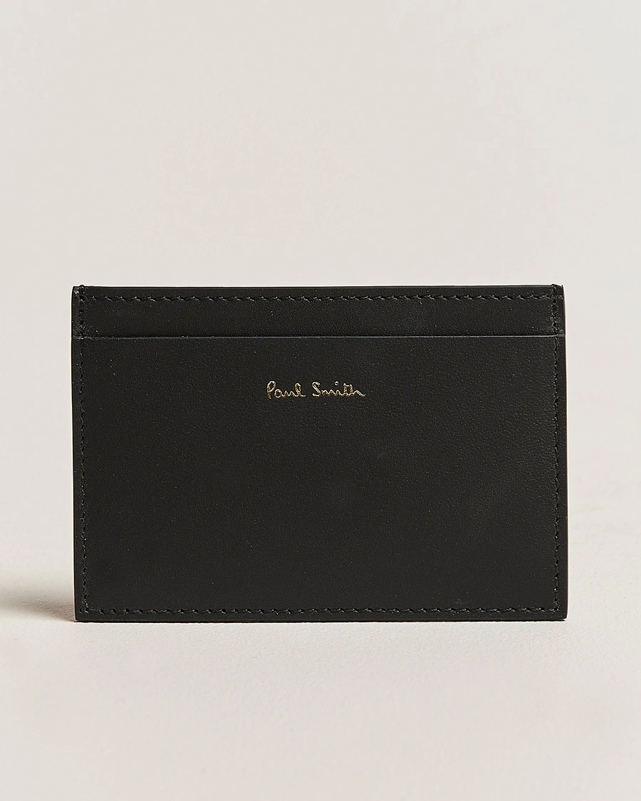 Herre | Lommebøker | Paul Smith | Signature Stripe Leather Card Holder Black