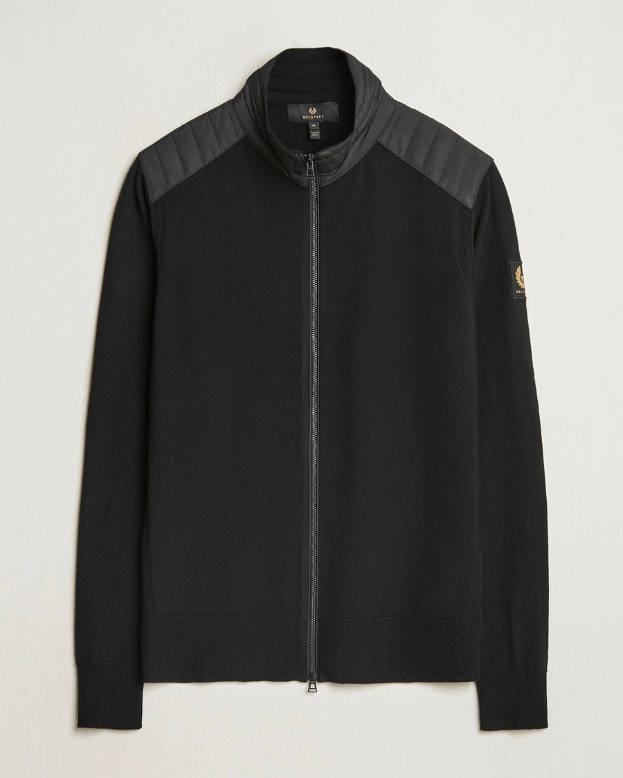 Herre | Full-zip | Belstaff | Kelby Zip Cardigan Black
