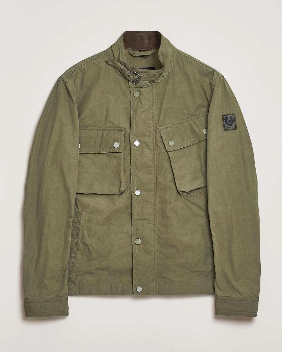 Herre | Casual jakker | Belstaff | Service Racemaster Ripstop Jacket Surplus Green