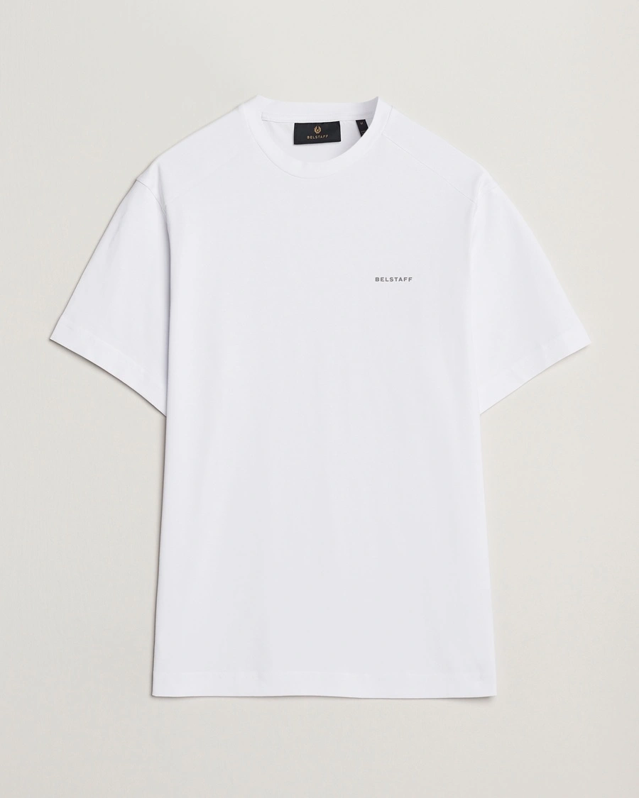 Herre | Hvite t-shirts | Belstaff | Alloy Cotton T-Shirt White
