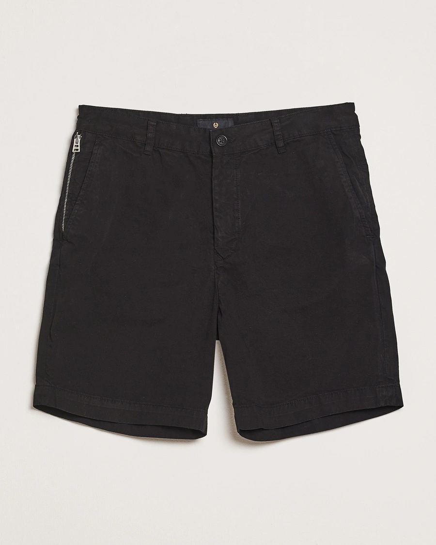 Herre | Shorts | Belstaff | Rally Cotton Shorts Black