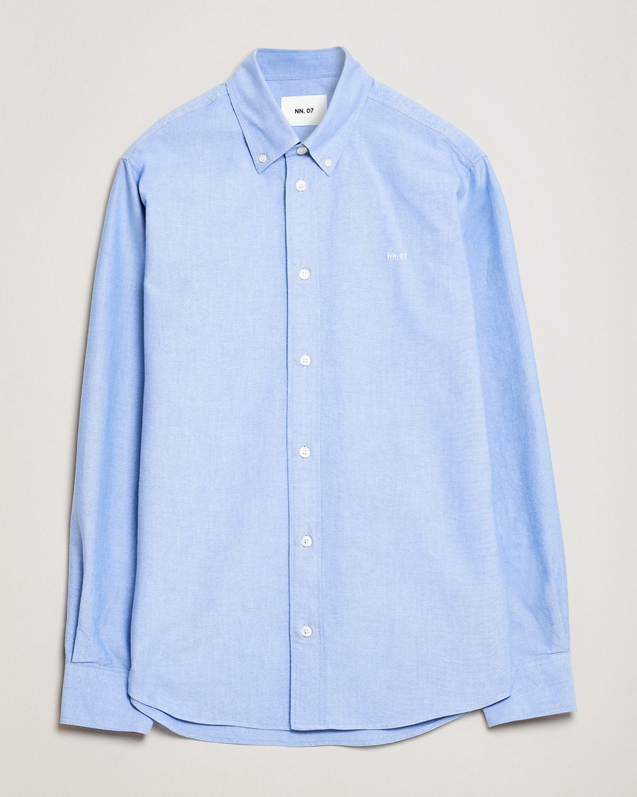 Herre | Business & Beyond - Casual | NN07 | Colby Oxford Shirt Light Blue