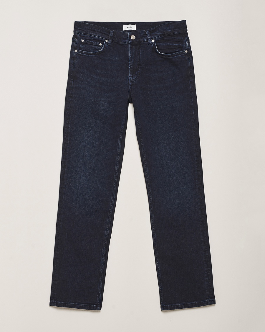NN07 Tony Slim Fit Stretch Jeans Blue Black – Blå