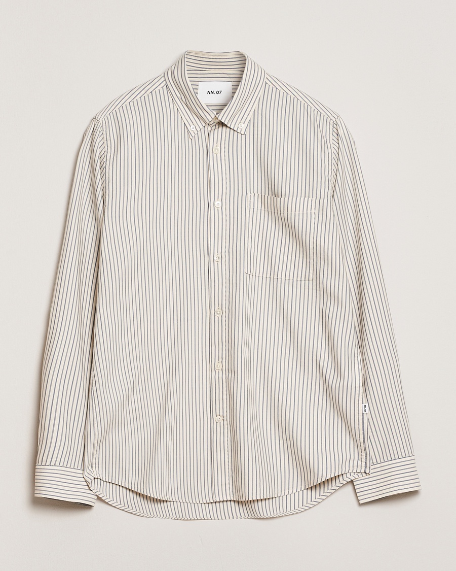 Herre | Klær | NN07 | Arne Tencel Shirt Sea Stripe
