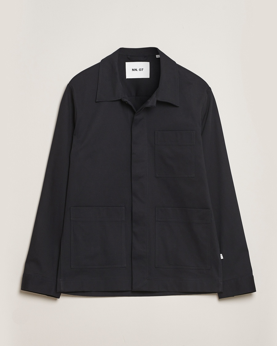 Herre | Klær | NN07 | Olav Pocket Overshirt Black