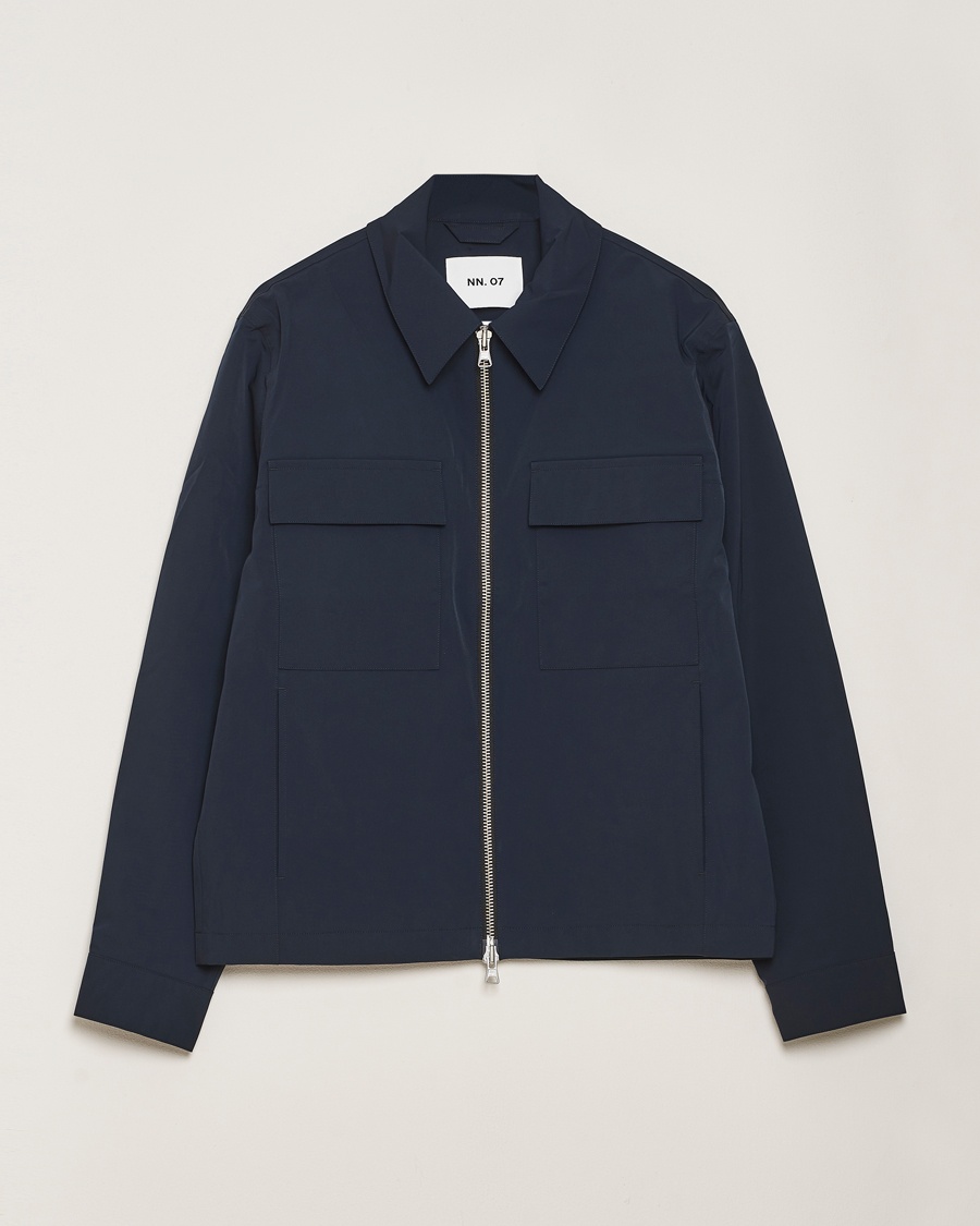 Herre | Klær | NN07 | Alban Bomber Jacket Navy Blue