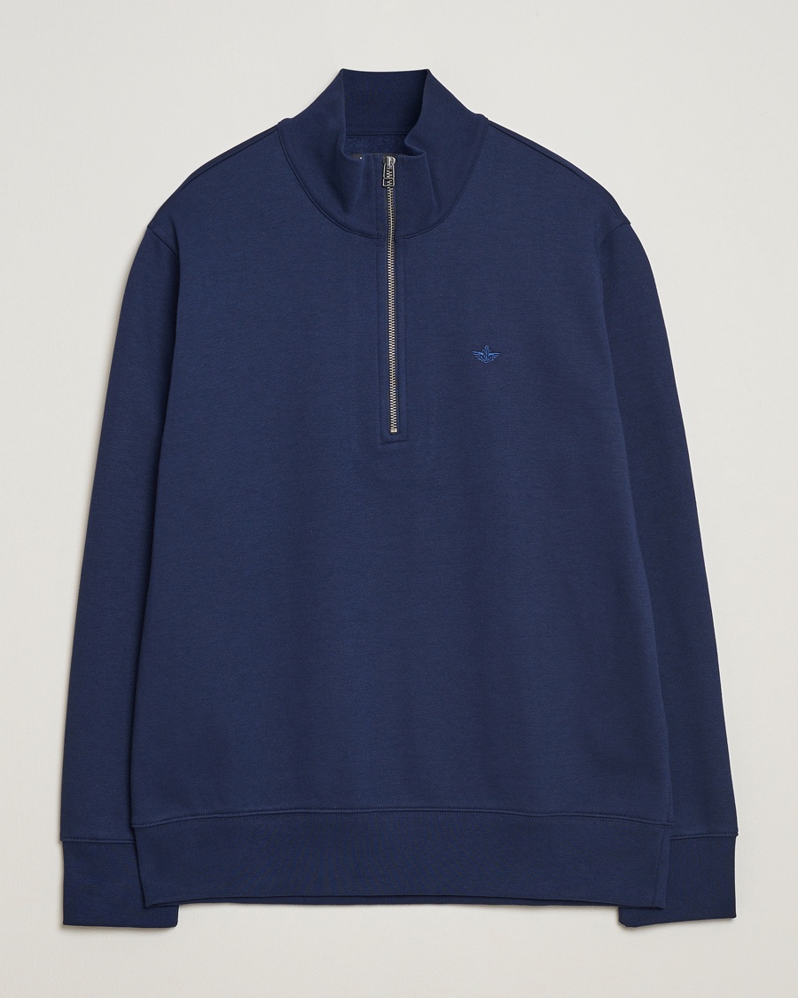 Herre | Gensere | Dockers | Quarter Zip Fleece Navy Blazer