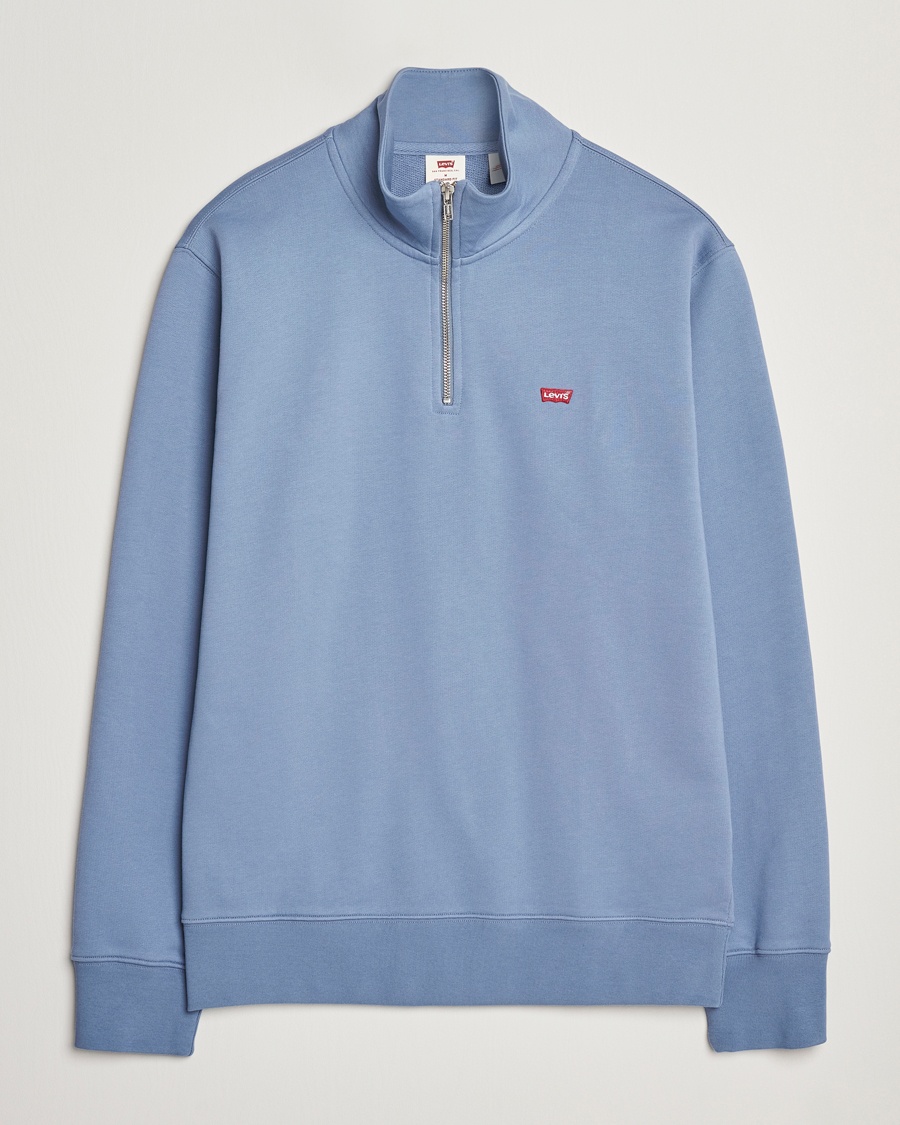 Herre | Klær | Levi's | Original Half Zip Sweater Vintage Indigo