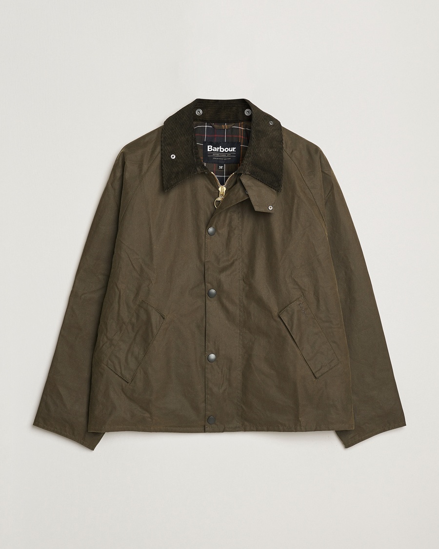 Herre | Voksede jakker | Barbour Heritage | Oversize Transport Wax Jacket Beech