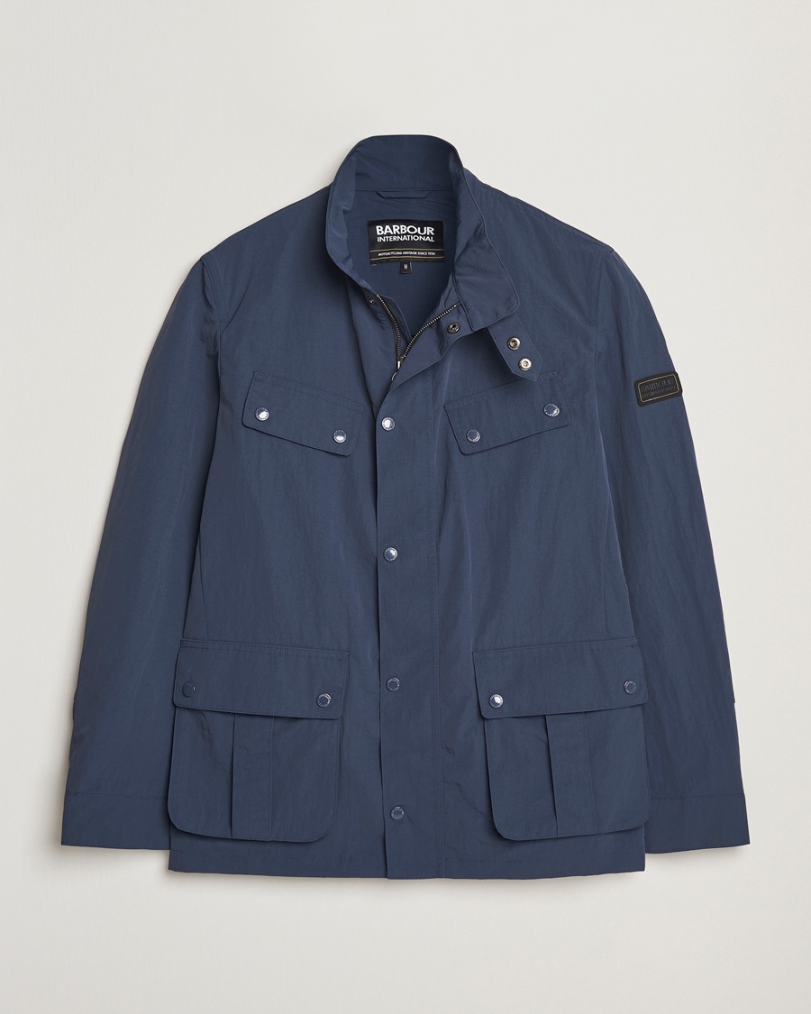 Herre | Jakker | Barbour International | Modern Showerproof Duke Jacket Navy