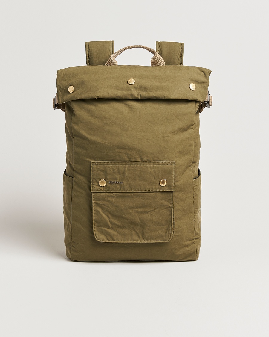 Herre | Ryggsekker | Barbour Lifestyle | Transport Foldover Backpack Dusky Green
