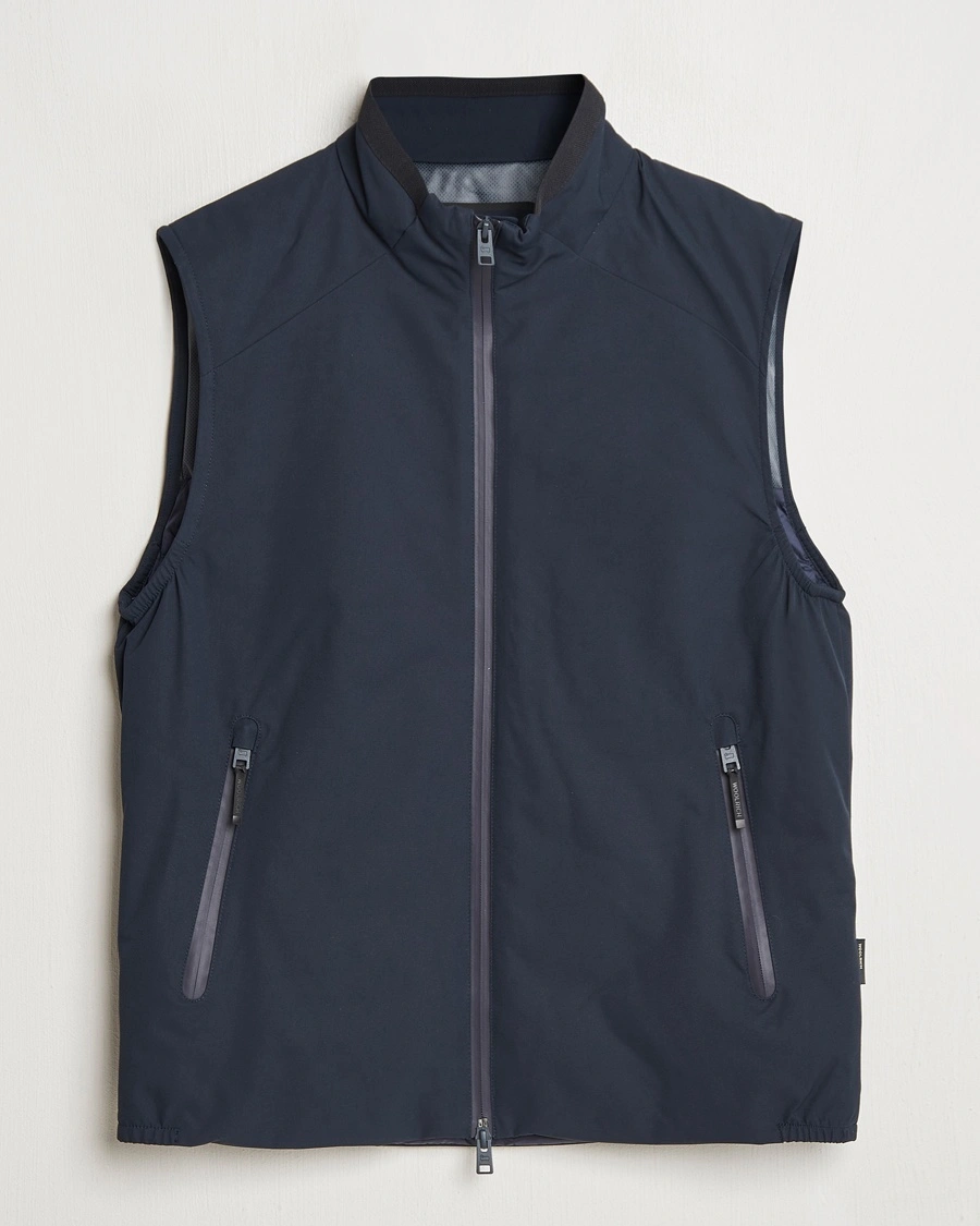 Herre | Woolrich | Woolrich | Sailing Two Layer Vest Melton Blue