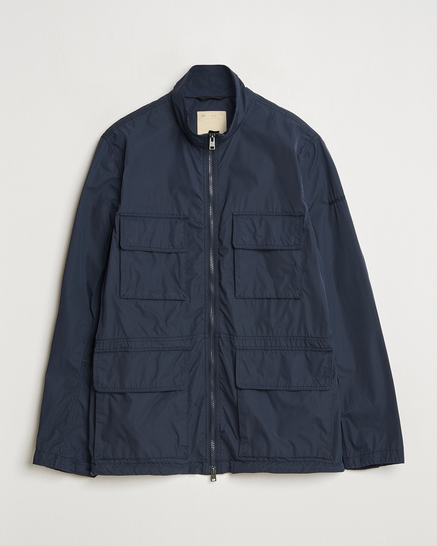 Herre | Woolrich | Woolrich | Urban Field Jacket Melton Blue