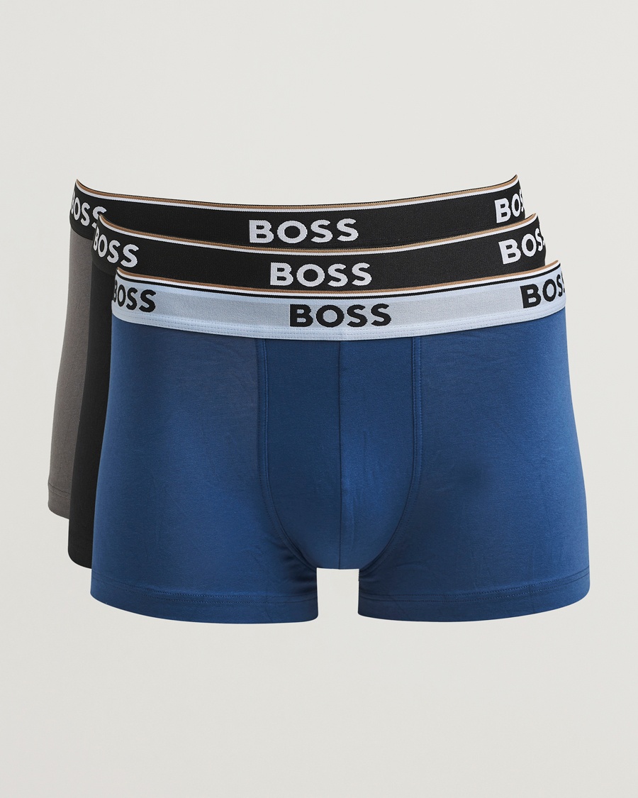 Herre | Undertøy | BOSS BLACK | 3-Pack Trunk Blue/Grey/Black