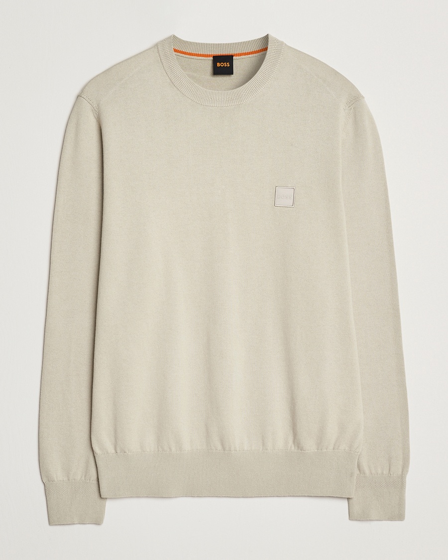 Herre | Klær | BOSS ORANGE | Kanovano Knitted Sweater Light Beige